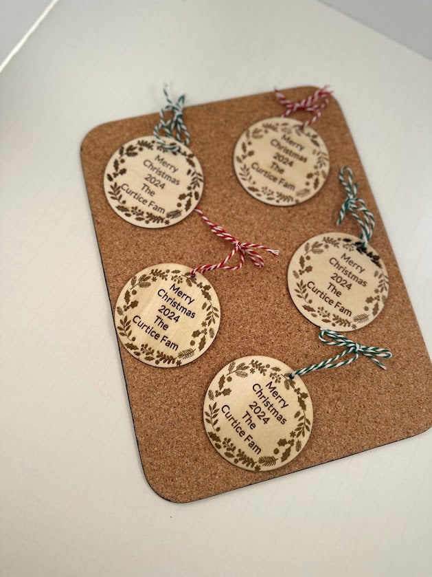 Customizable Christmas Ornaments