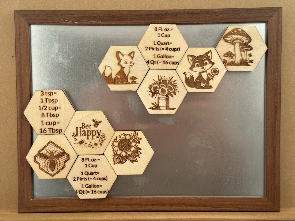 Honeycomb Conversion Chart Magnets